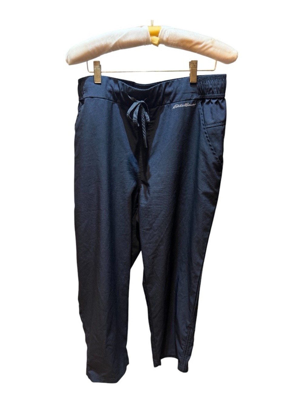Eddie Bauer Women’s Size Large Black Drawstring Capri Active Pants - Picture 3 of 7